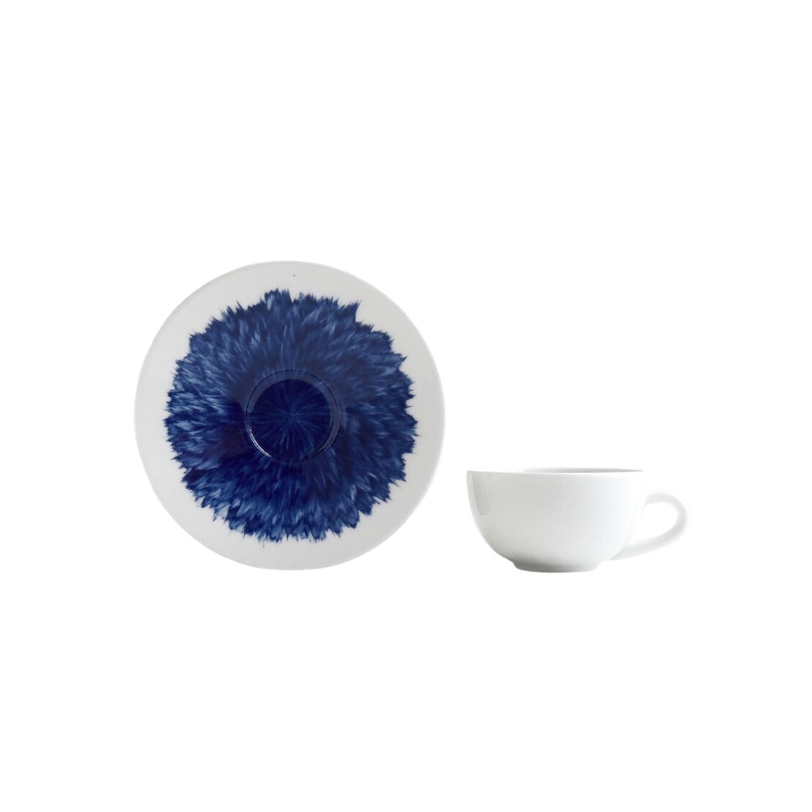 Bernardaud, In bloom, Set of 4 coffee cups and saucers