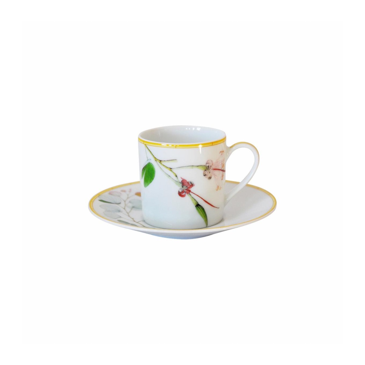 Bernardaud, Jardin Indien, Espresso cup and saucer