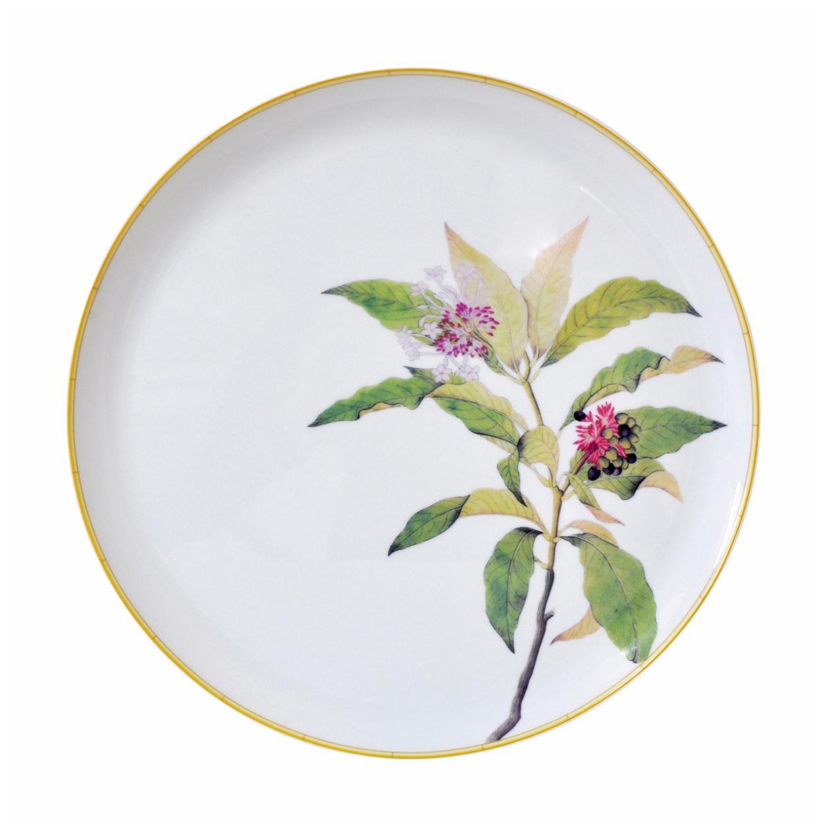 Bernardaud, Jardin Indien, Round tart platter