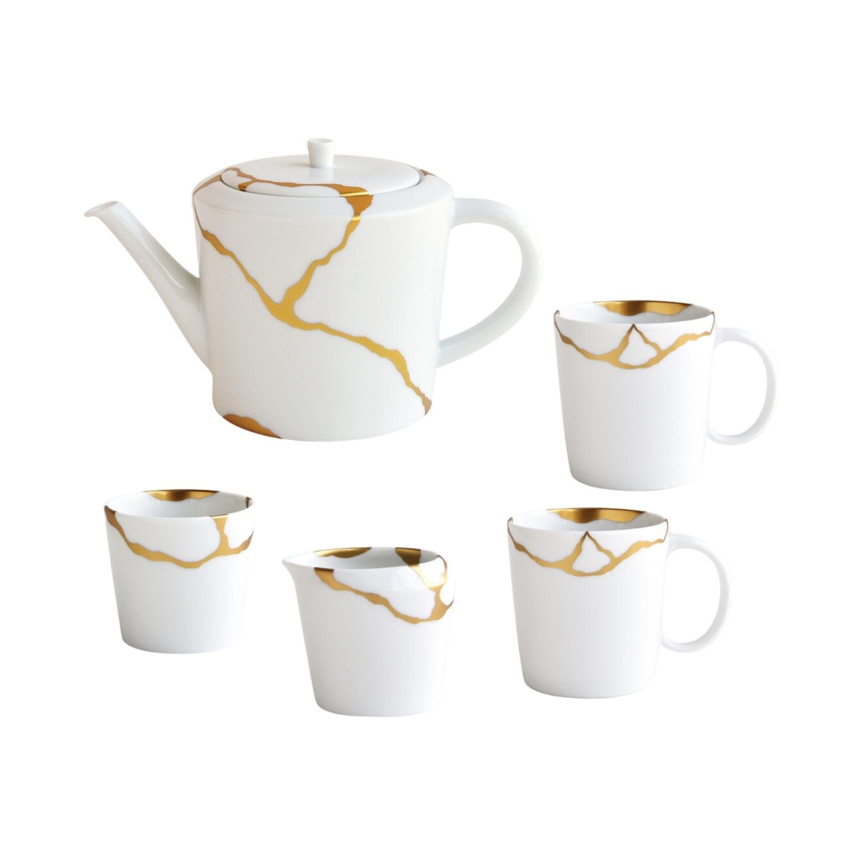 Bernardaud, Kintsugi, Tea set