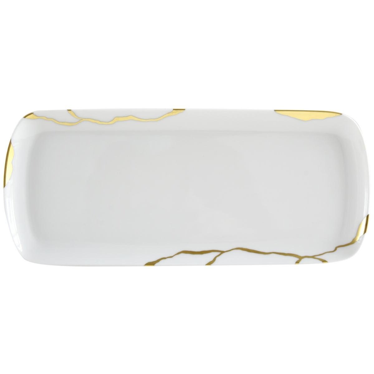 Bernardaud, Kintsugi, Rectangular cake platter