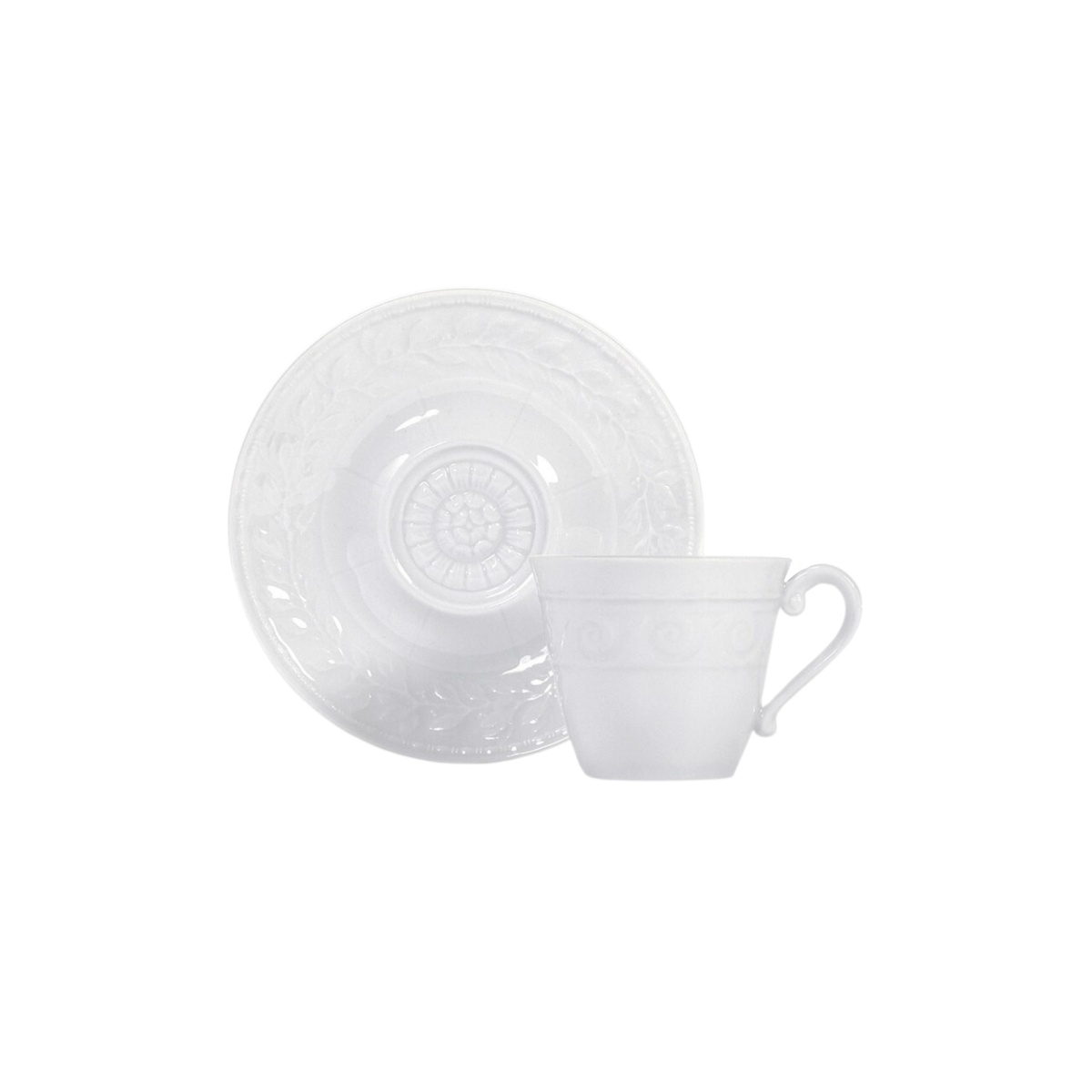 Bernardaud, Louvre, Coffee cup and saucer