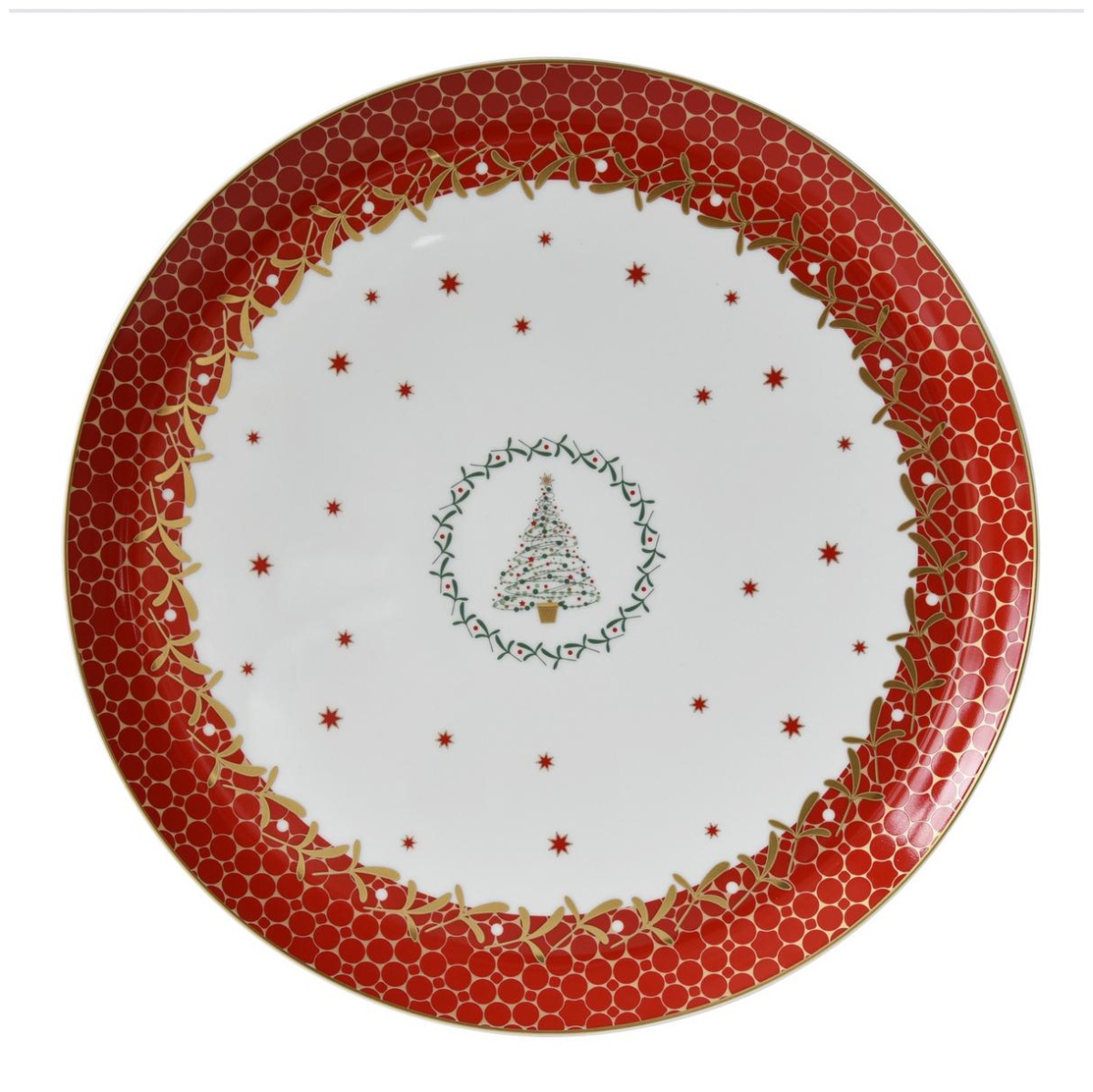 Bernardaud, Noël, Round tart platter