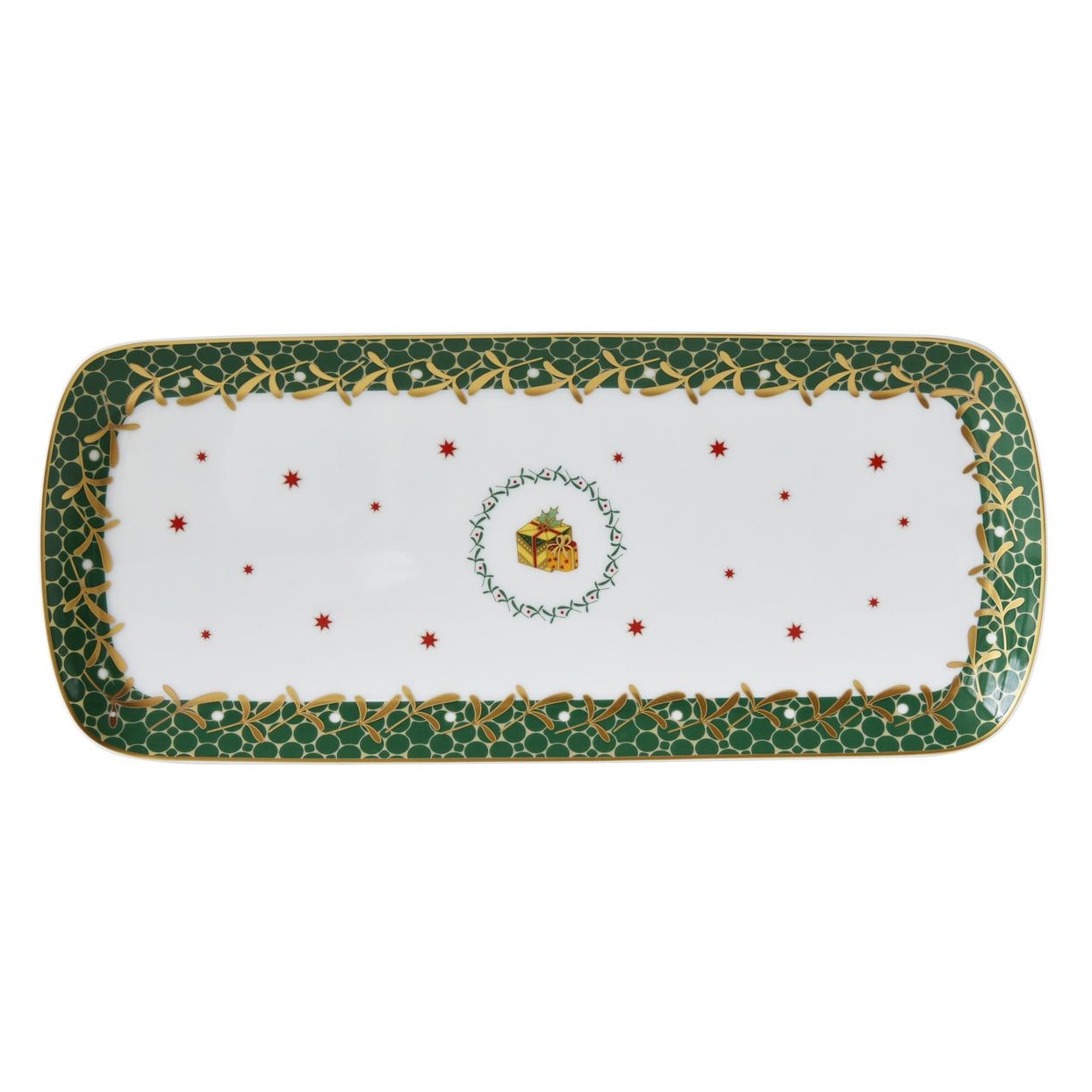 Bernardaud, Noël, Rectangular cake platter