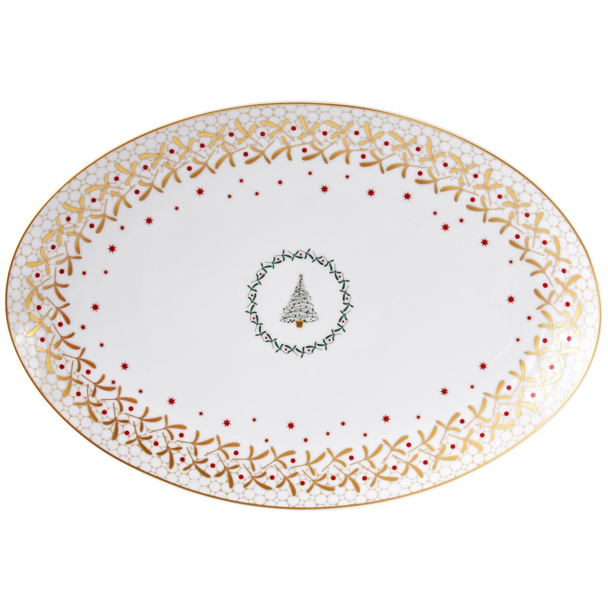 Bernardaud, Noël, Oval platter