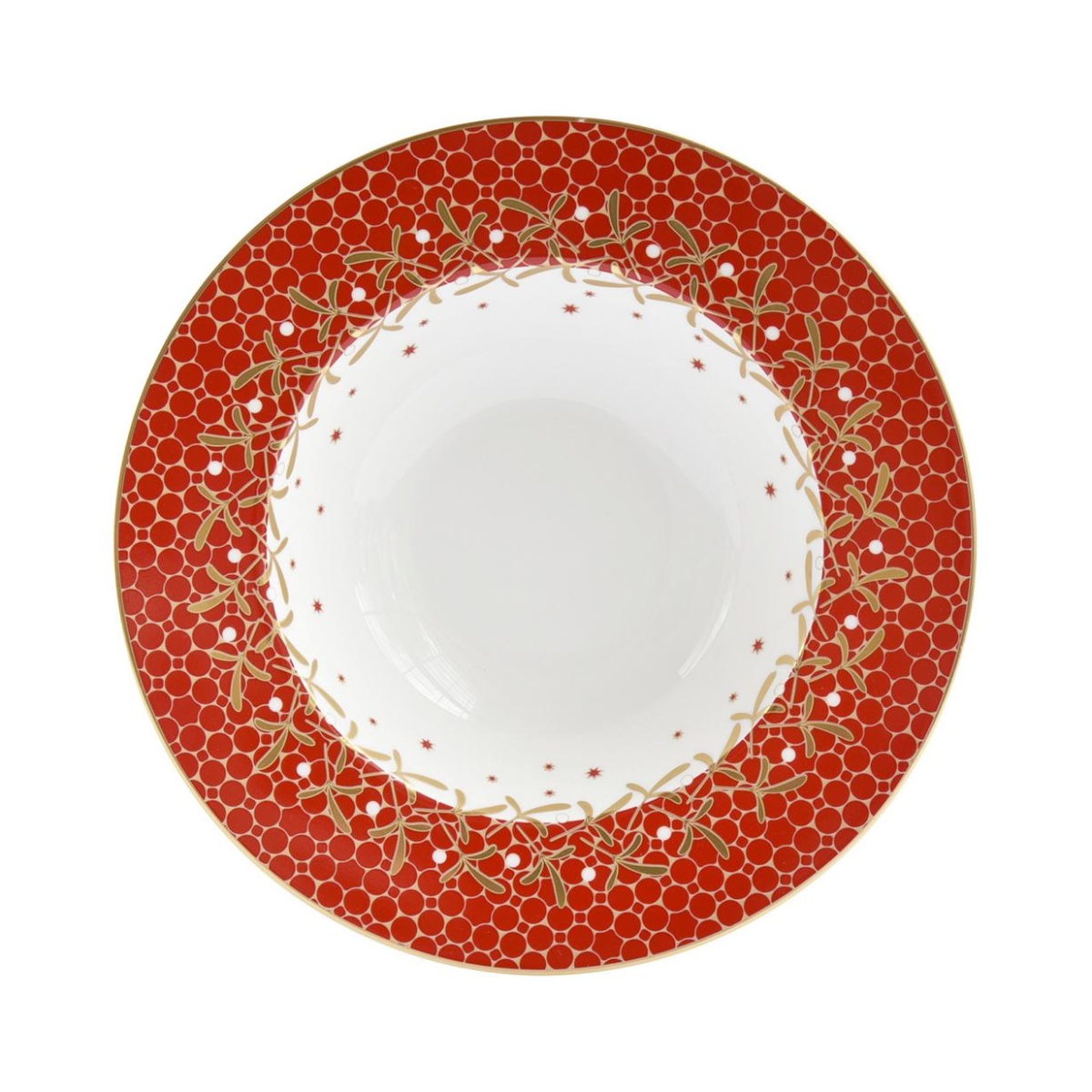 Bernardaud, Noël, Deep rim soup plate