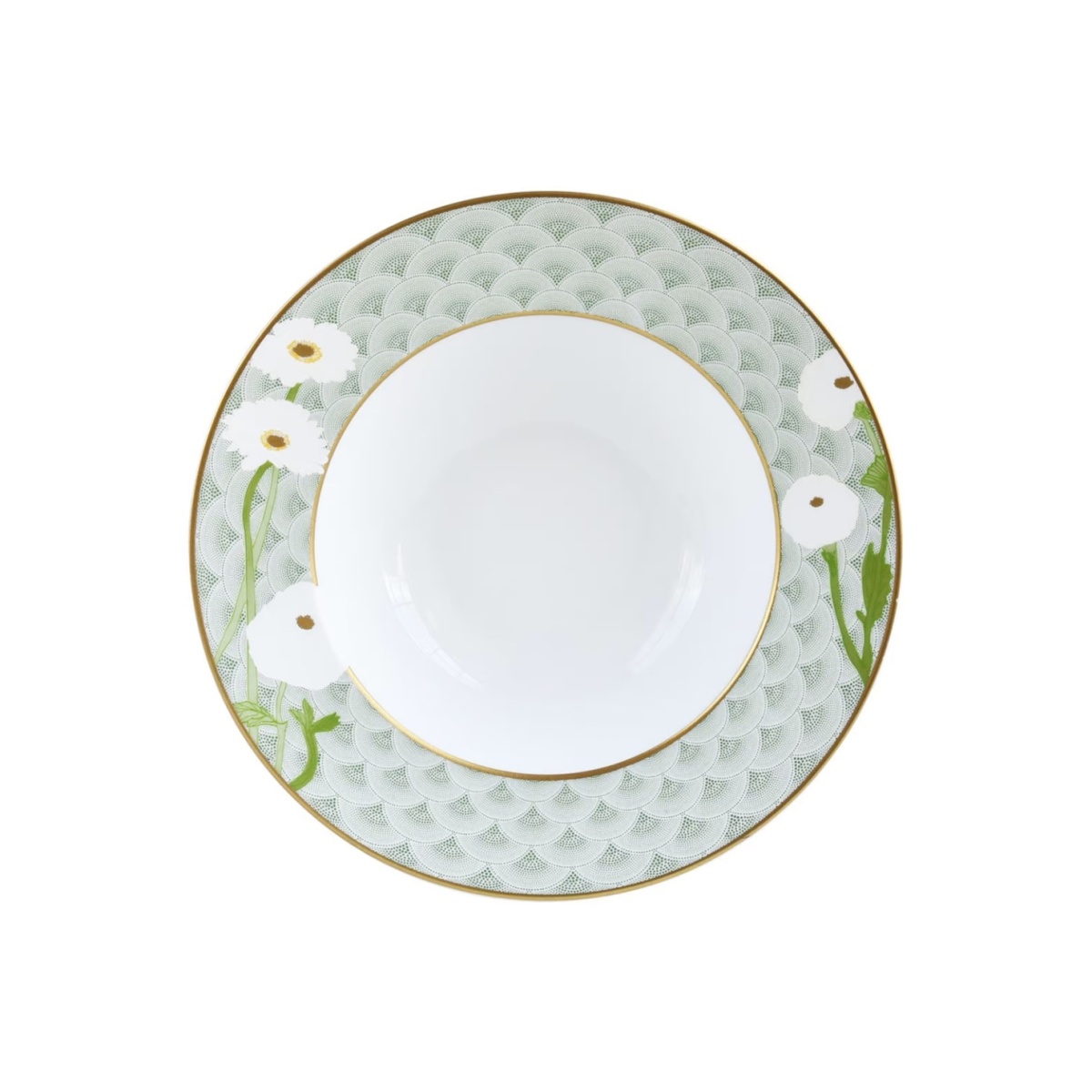 Bernardaud, Praiana, Deep rim soup plate