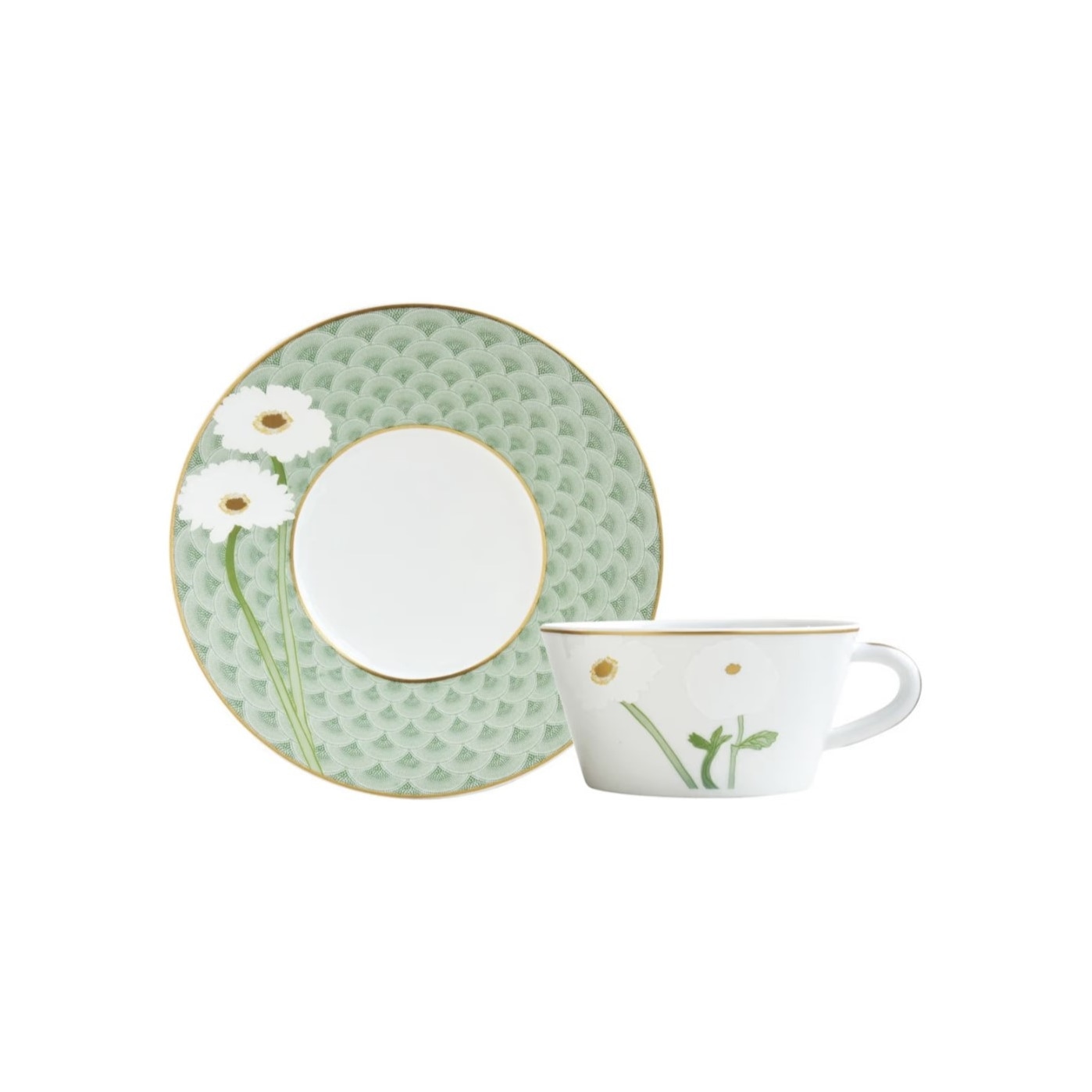 Bernardaud, Praiana, Set of 2 tea cups and saucers