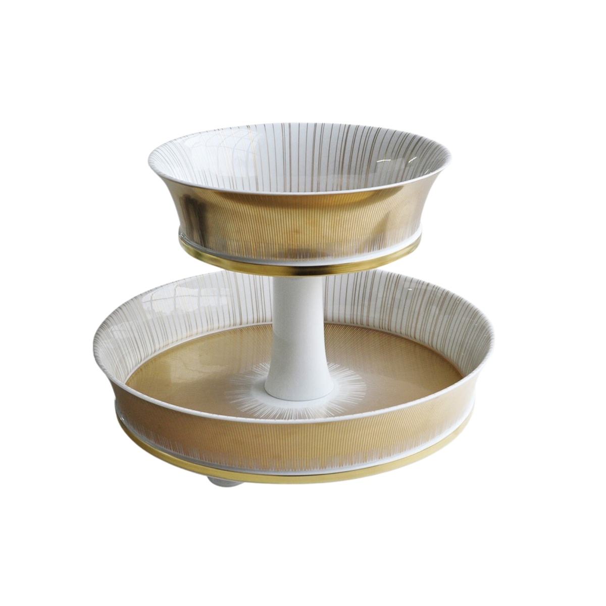 Bernardaud, Sol, 2 tiers tray