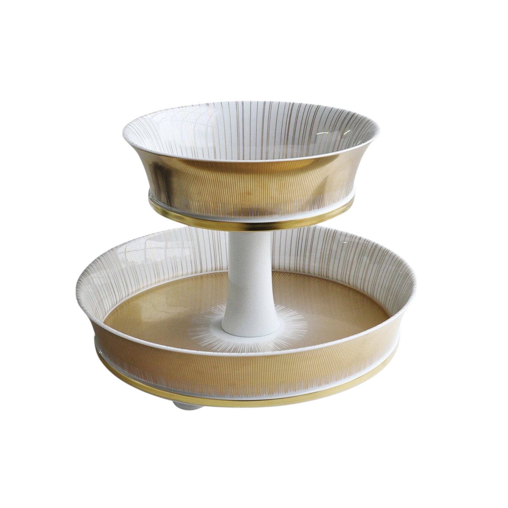 Bernardaud, Sol, 2 tiers tray