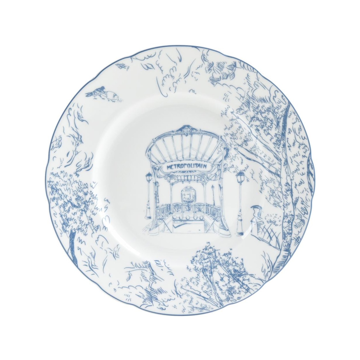 Bernardaud, Tout Paris, Salad plate