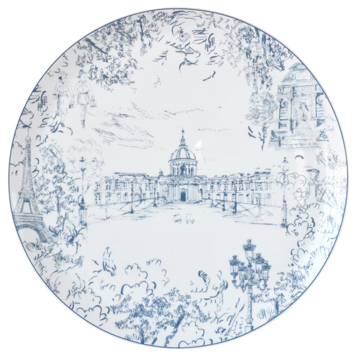 Bernardaud, Tout Paris, Round tart platter