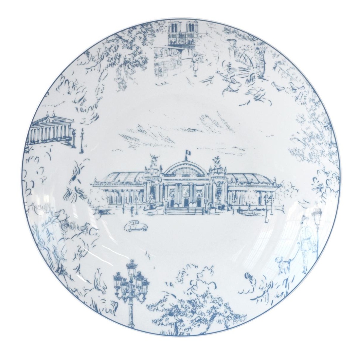 Bernardaud, Tout Paris, Deep round dish