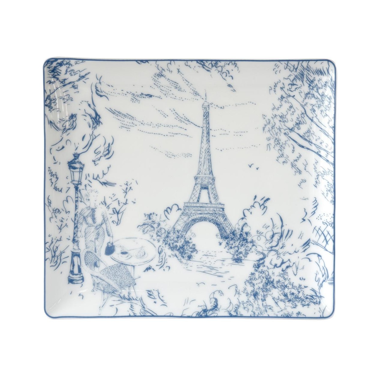 Bernardaud, Tout Paris, Rectangular tray
