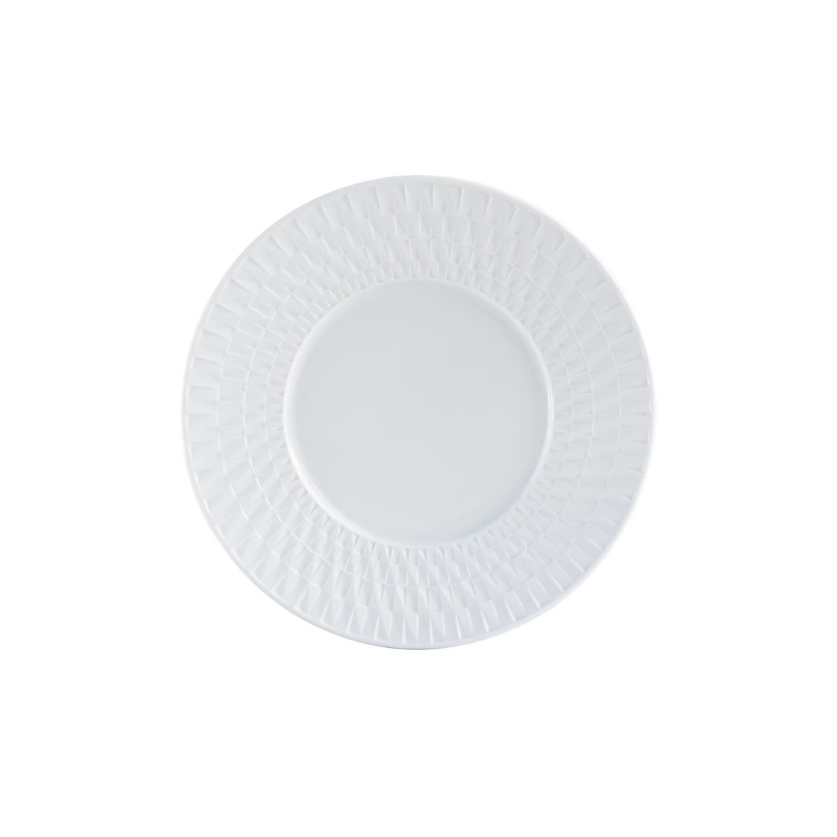 Bernardaud, Twist White, Bread and butter plate