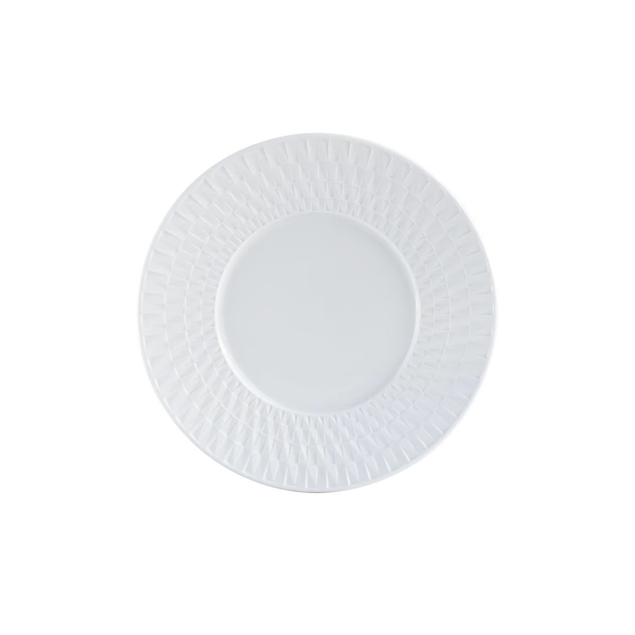 Bernardaud, Twist White, Bread and butter plate