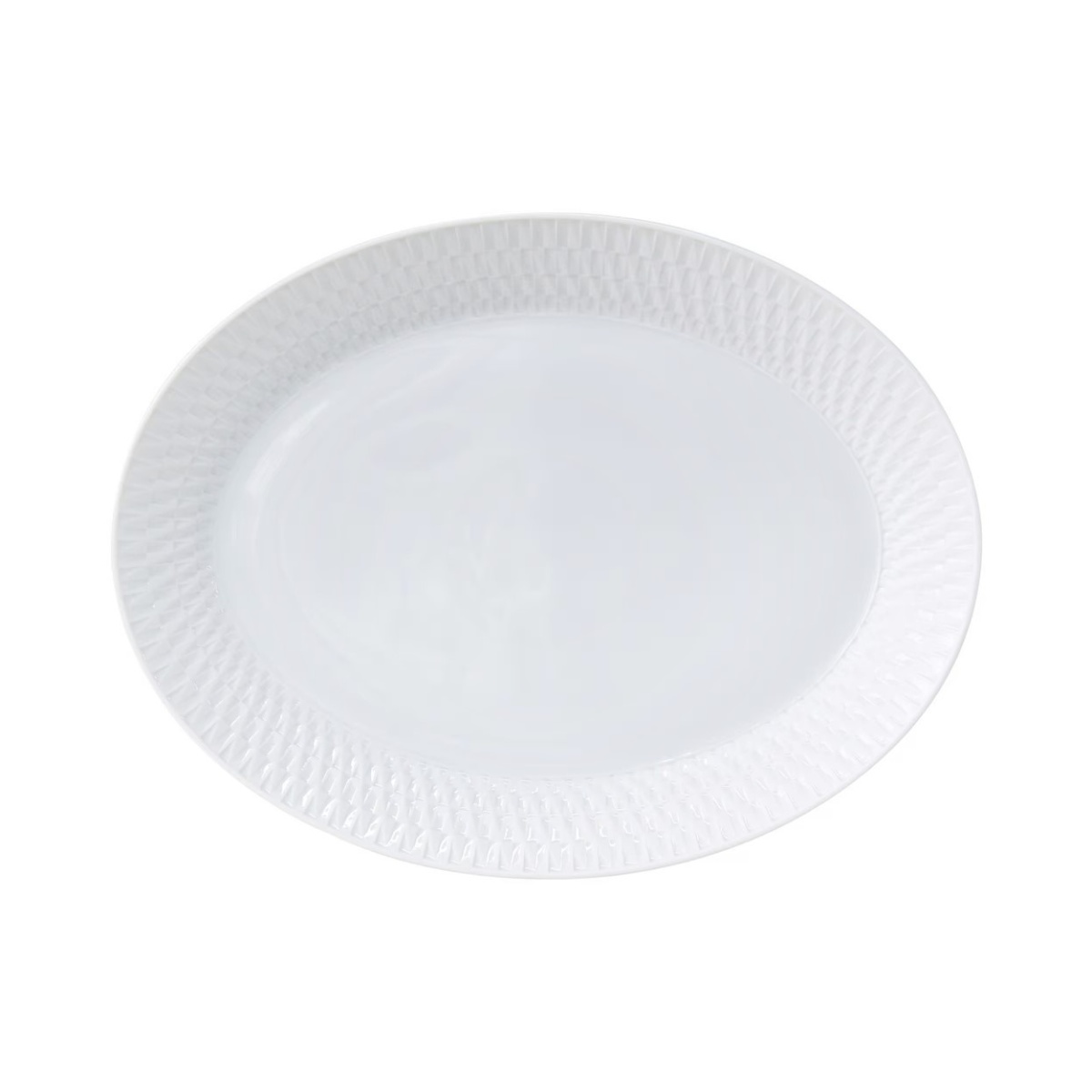 Bernardaud, Twist White, Oval platter