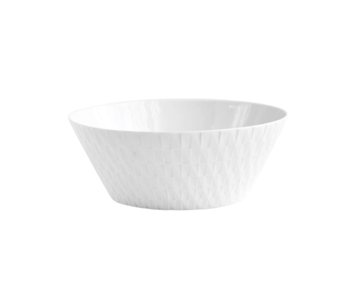 Bernardaud, Twist White, Salad bowl