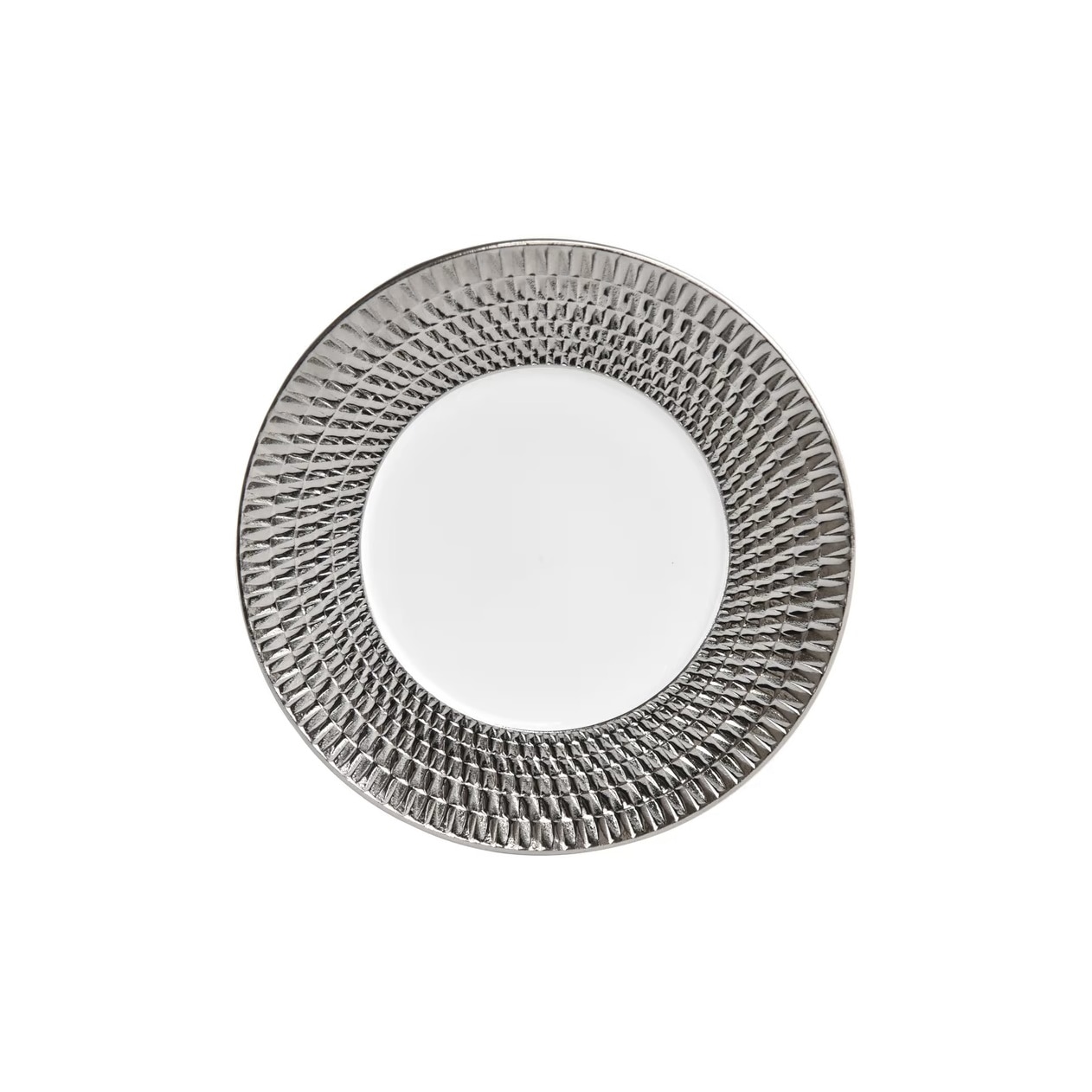 Bernardaud, Twist Platinum, Bread and butter plate