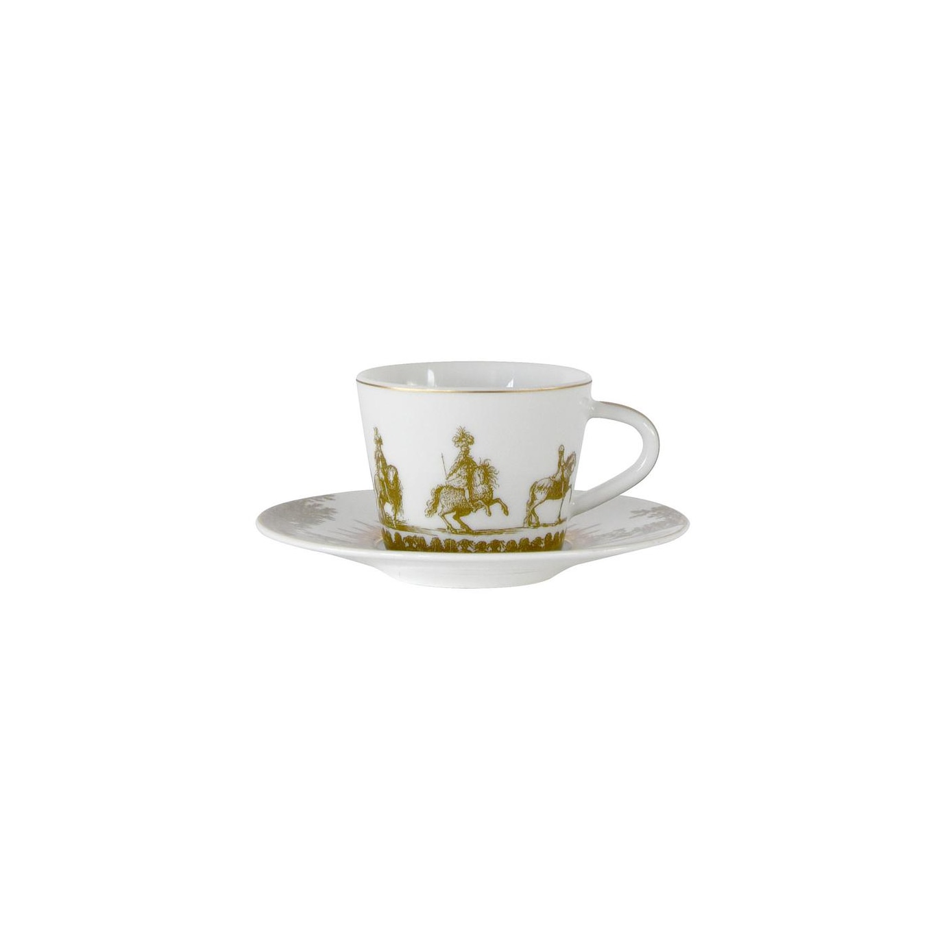 Bernardaud, Versailles Enchanté, Espresso cup and saucer