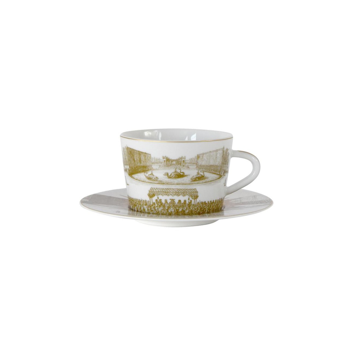 Bernardaud, Versailles Enchanté, Tea cup and saucer