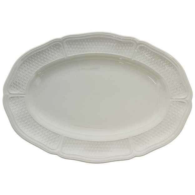 Gien, Pont aux Choux White, Oval platter large