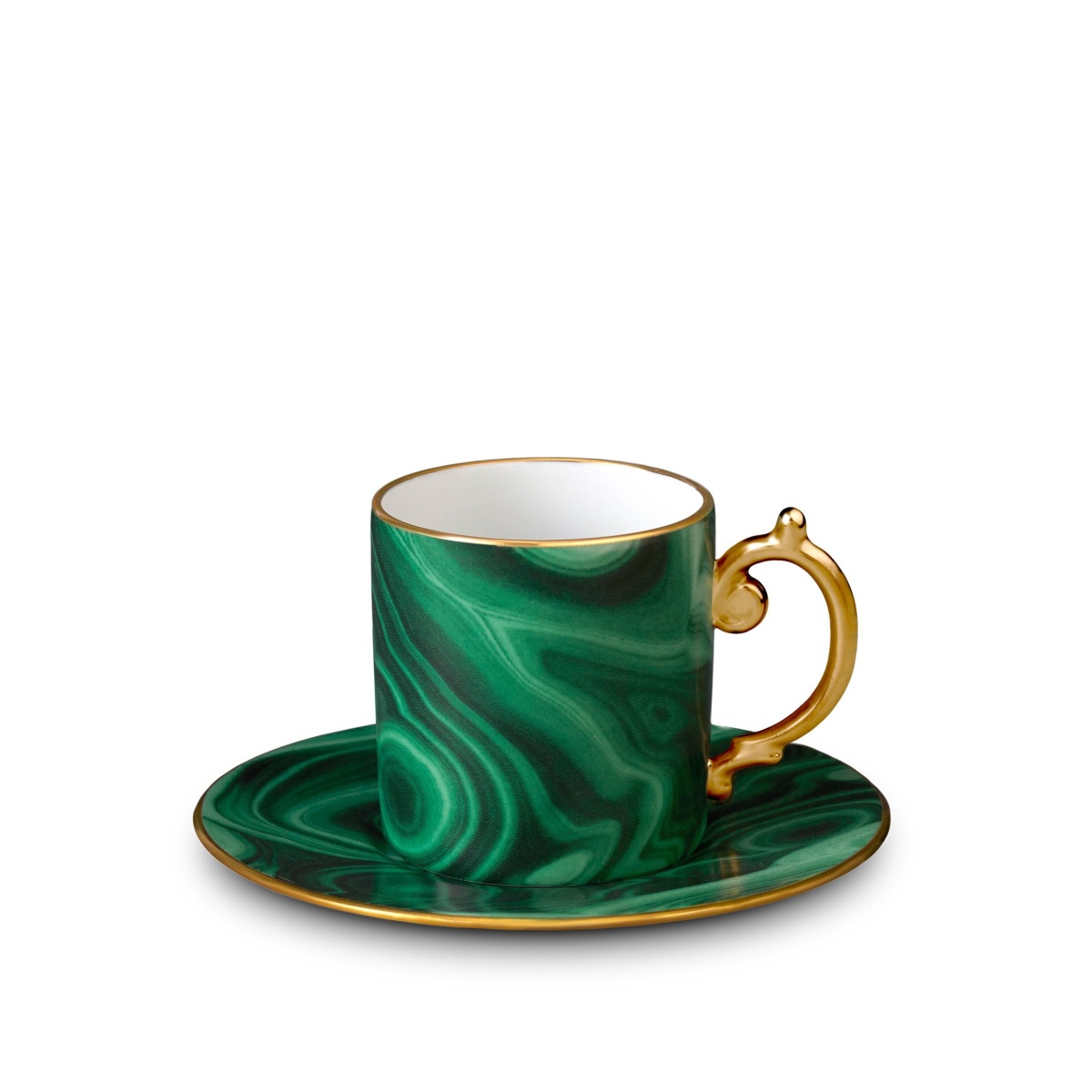 L'Objet, Malachite, Espresso cup and saucer