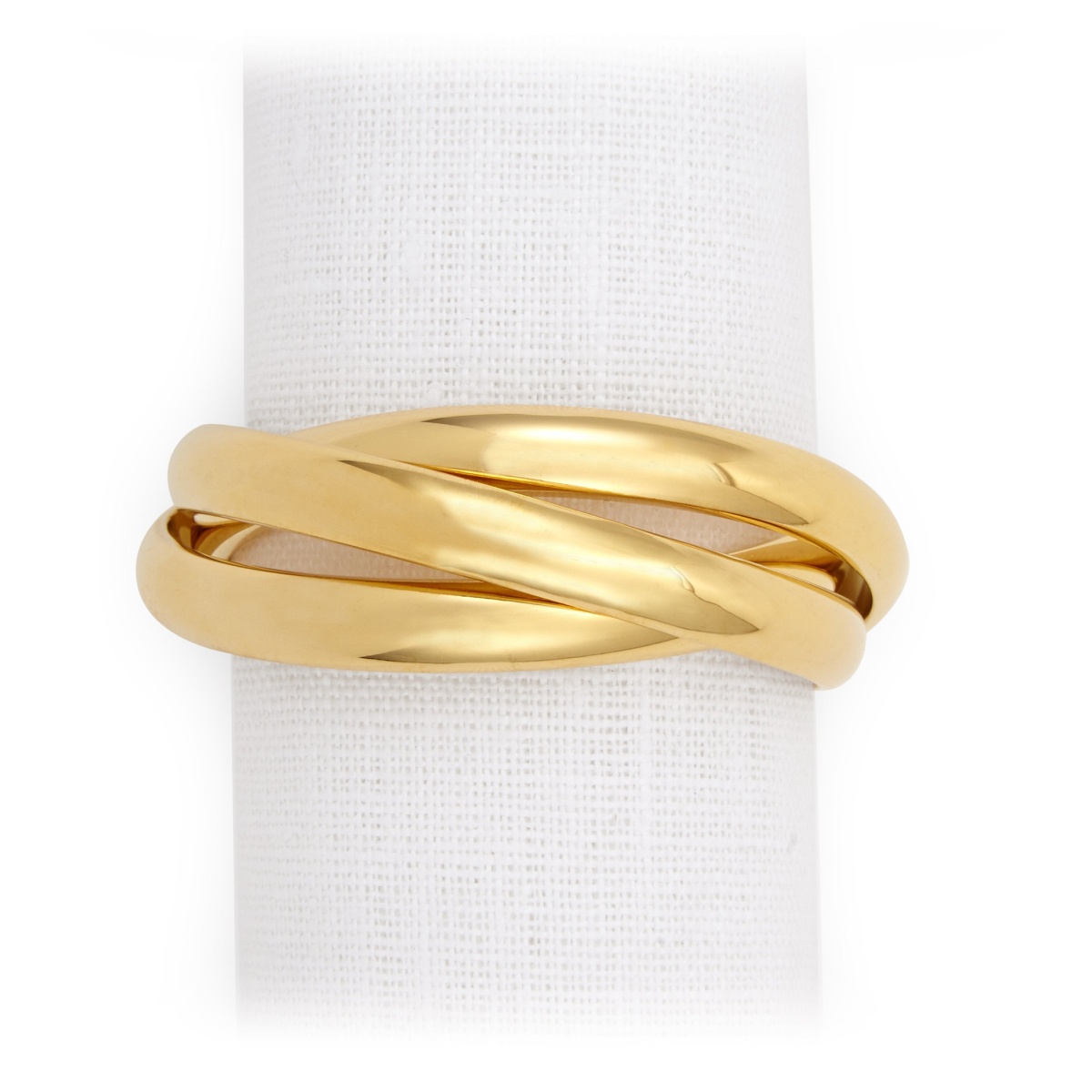 L'Objet, Napkin Jewels, Three-ring Napkin rings, set of 4