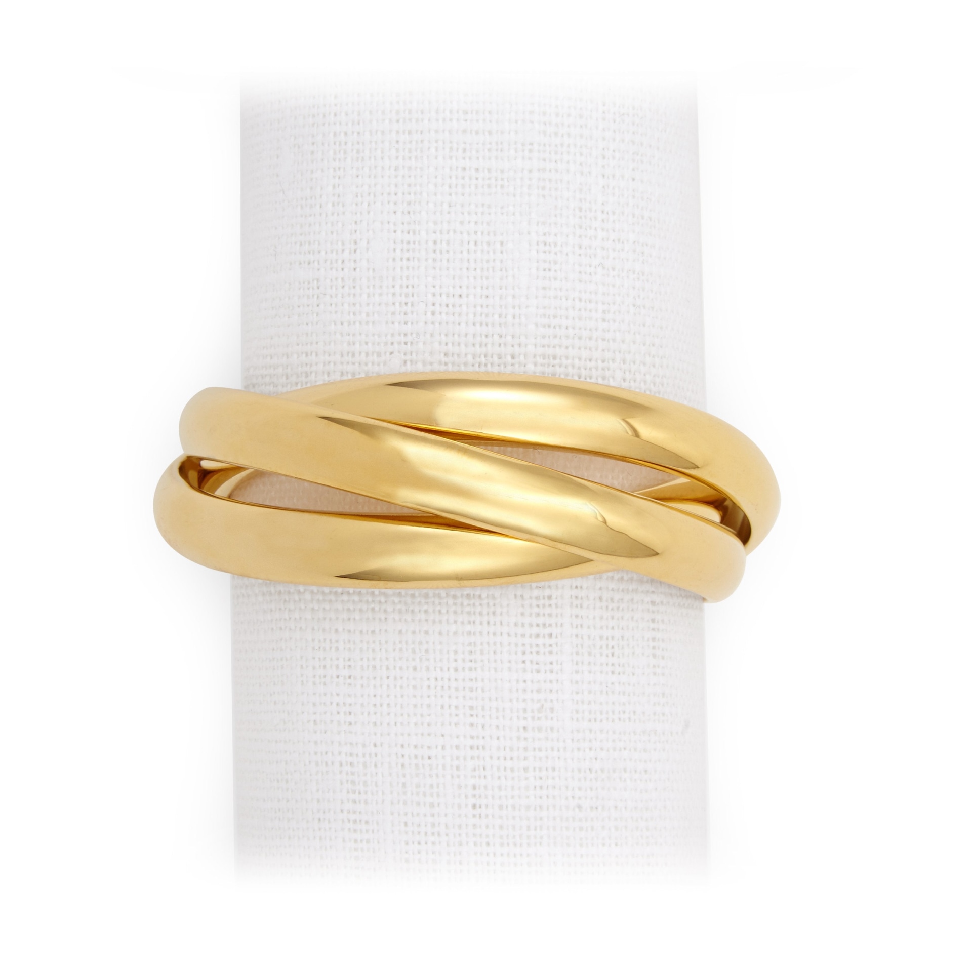 L'Objet, Napkin Jewels, Three-ring Napkin rings, set of 4
