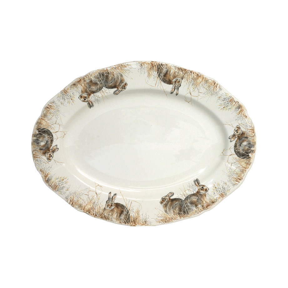Gien, Sologne, Oval platter small