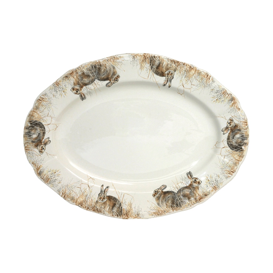 Gien, Sologne, Oval platter small