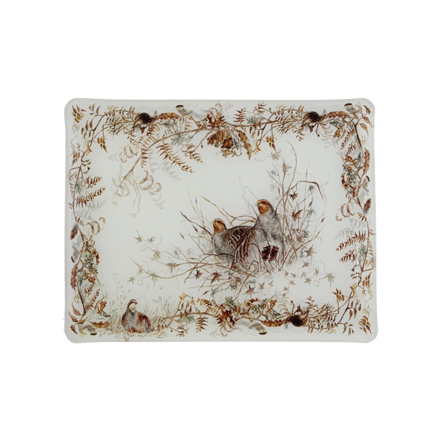 Gien, Sologne, Acrylic serving tray small