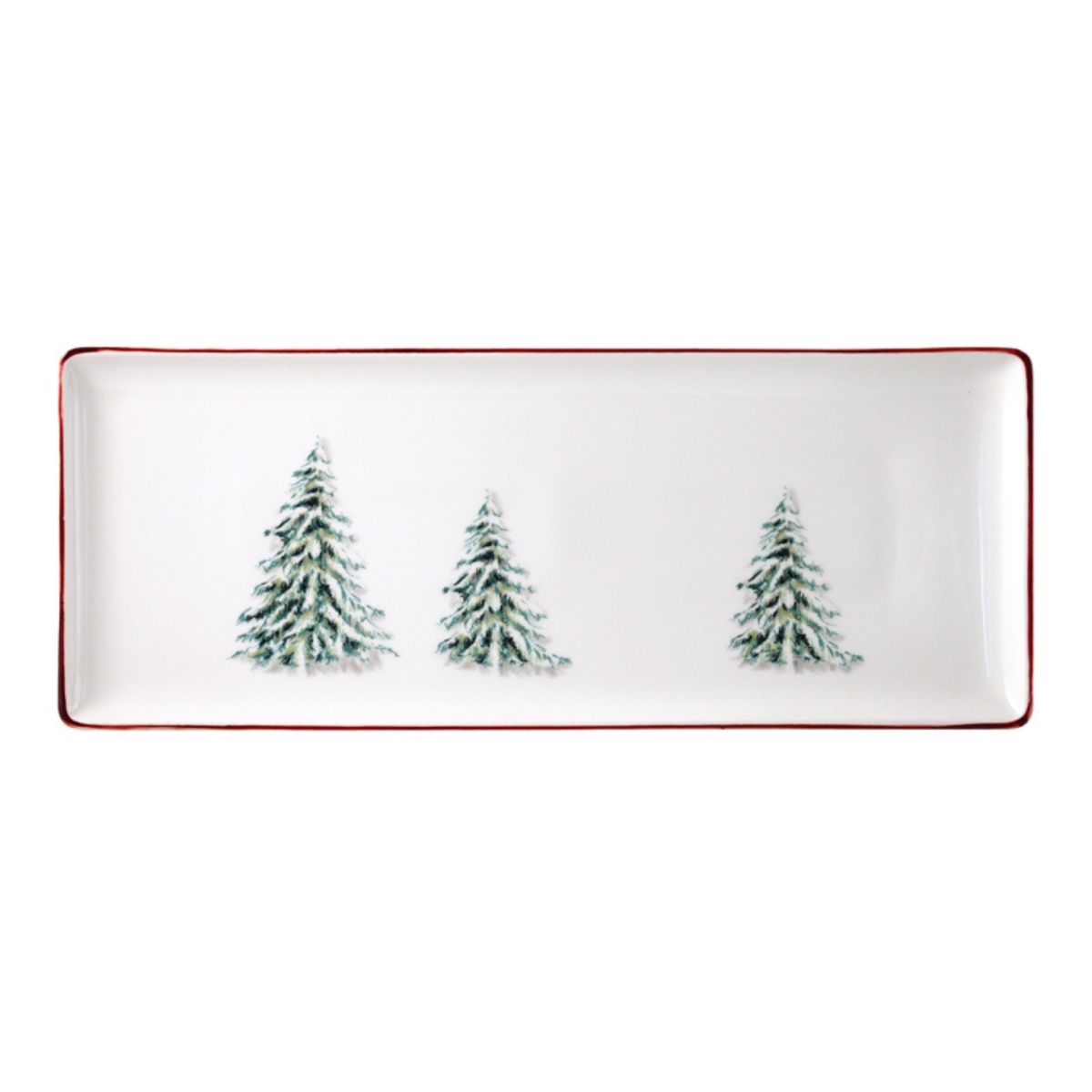 Gien, Filet Noël, Oblong serving tray