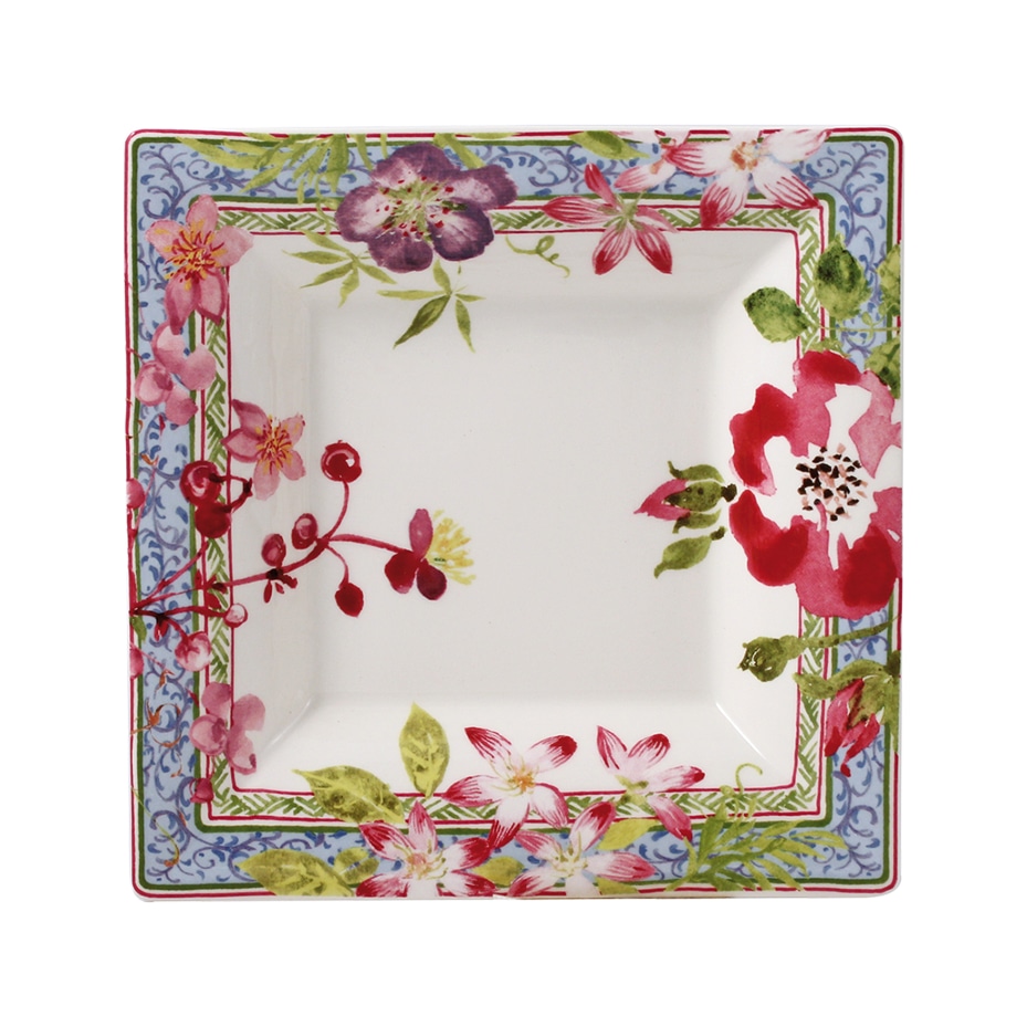 Gien, Millefleurs, Square candy tray