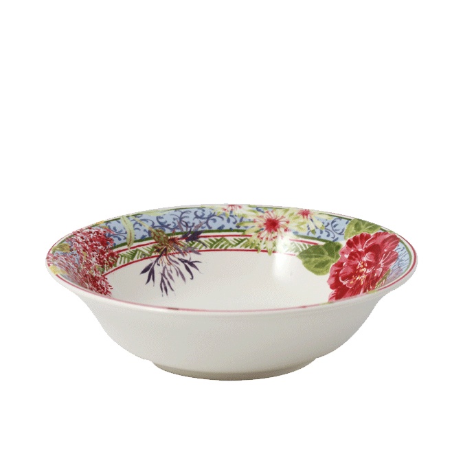 Gien, Millefleurs, US Cereal bowls, set of 4