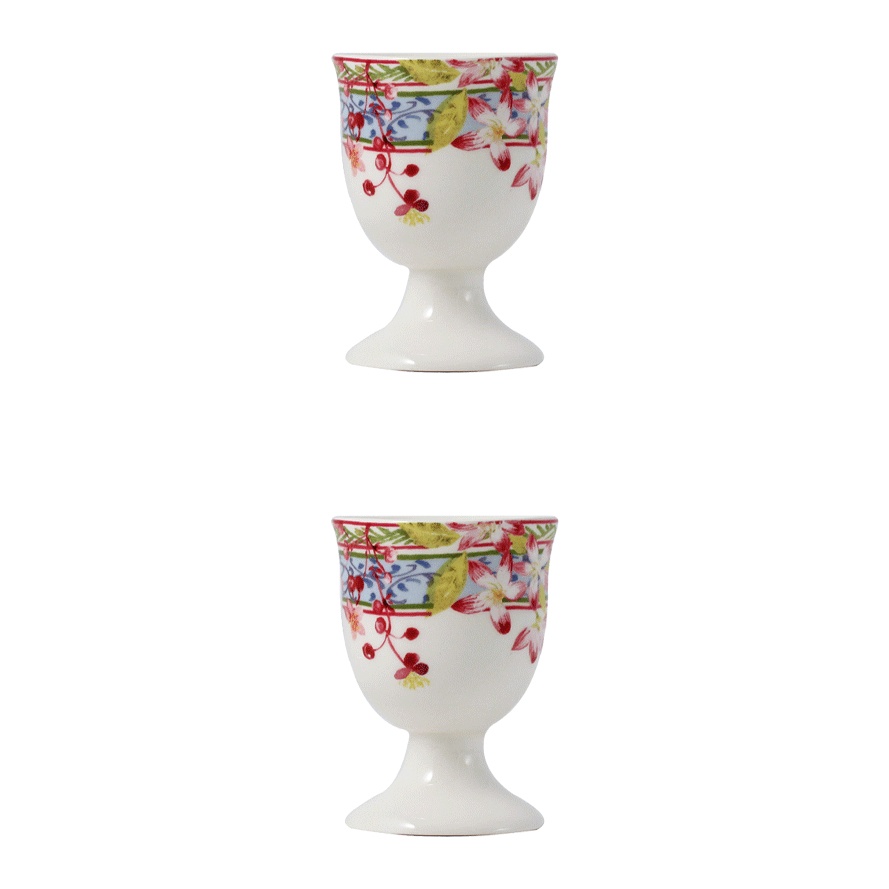 Gien, Millefleurs, Egg cups, set of 2