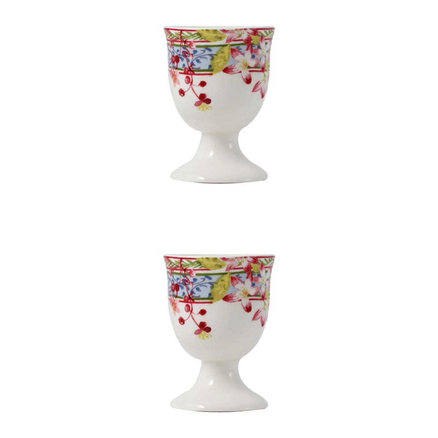 Gien, Millefleurs, Egg cups, set of 2