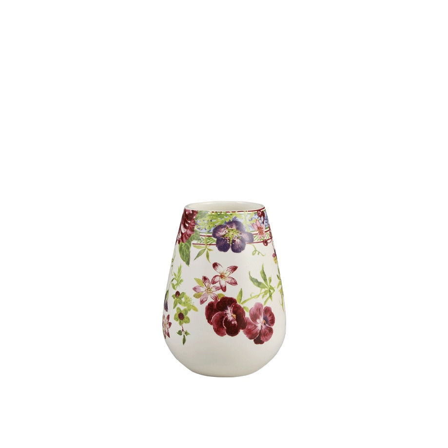 Gien, Millefleurs, Contour vase small