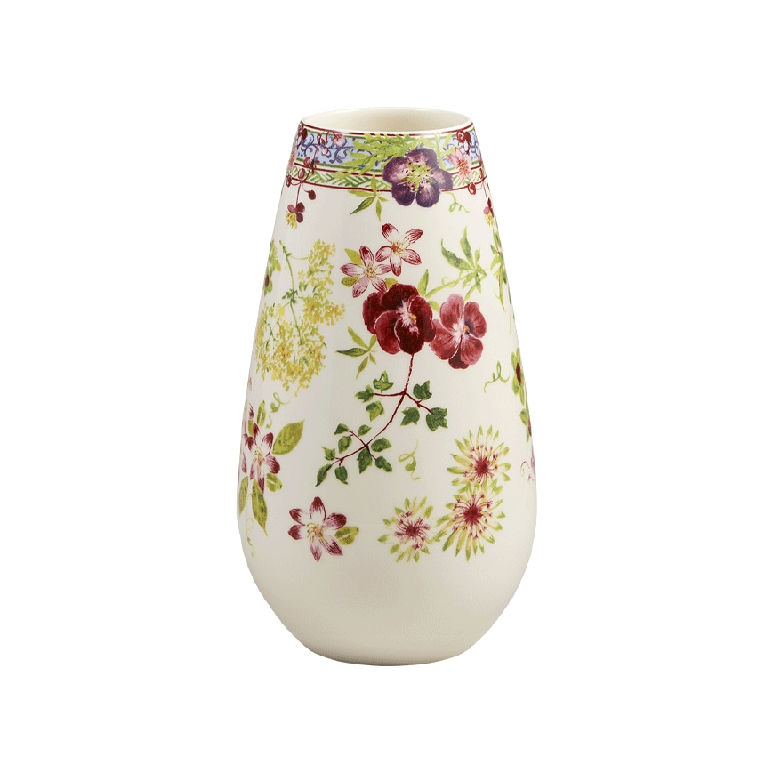 Gien, Millefleurs, Contour vase large