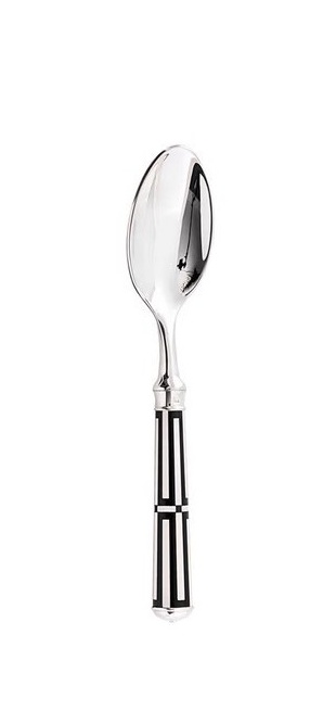 Ercuis, Arts decoratifs paquebot black, After dinner tea spoon