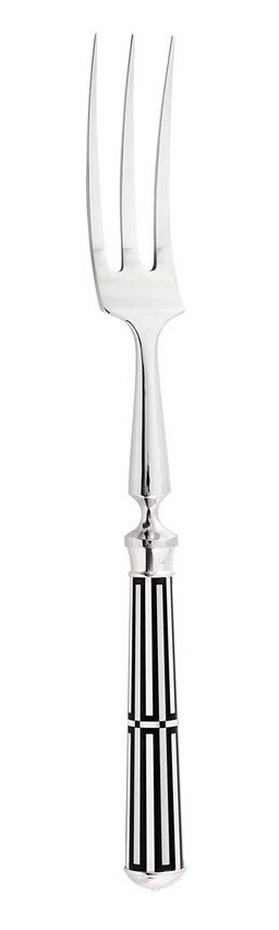 Ercuis, Arts decoratifs paquebot black, Carving fork