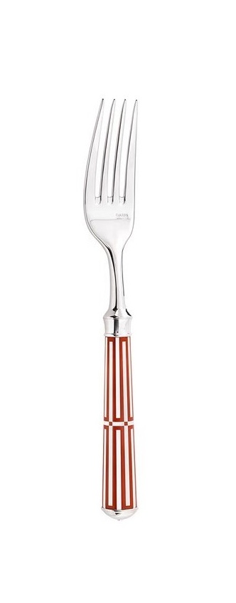 Ercuis, Arts decoratifs paquebot mahogany, Dessert fork