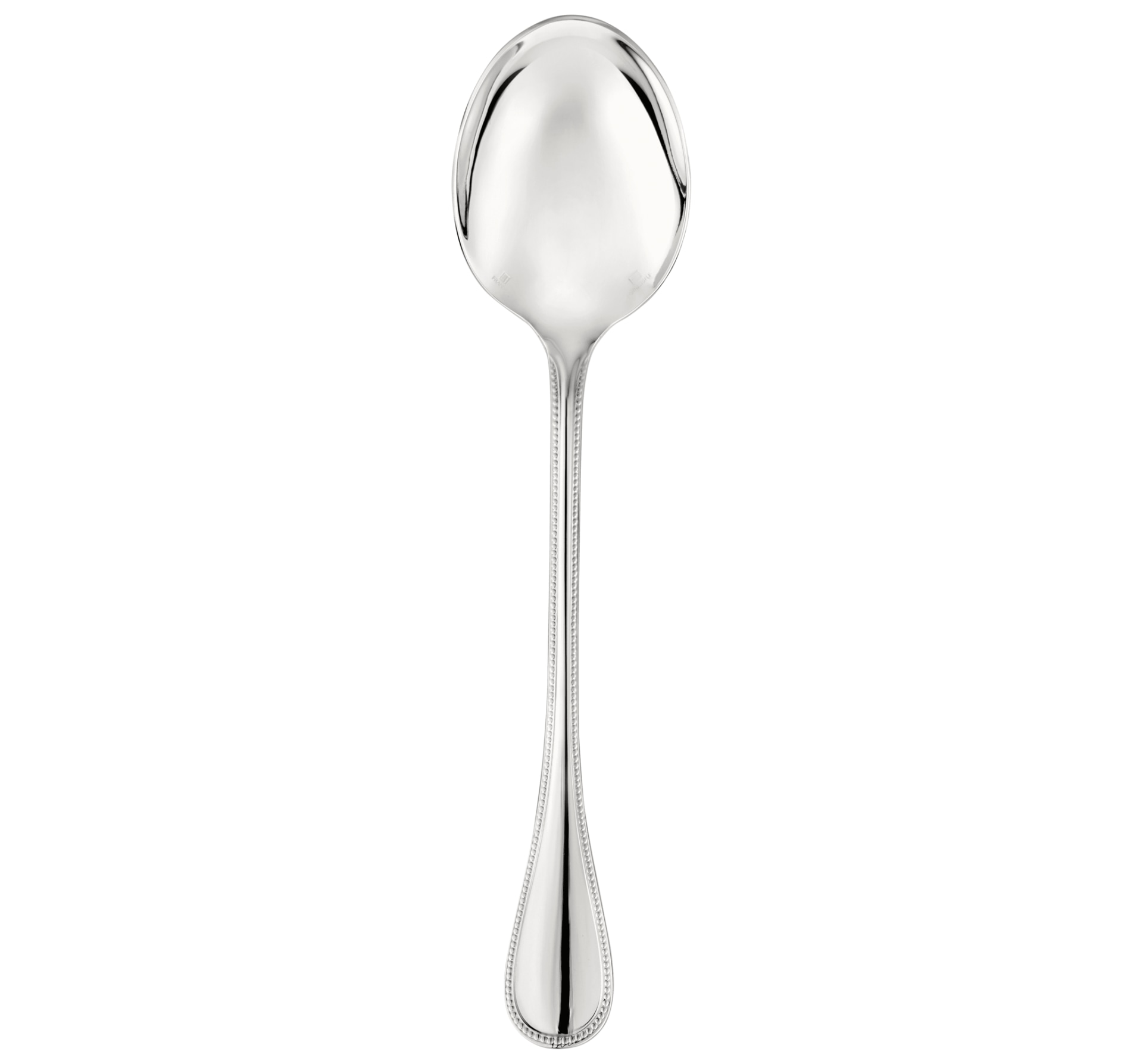 Christofle, Perles cutlery, silver plated, Serving spoon