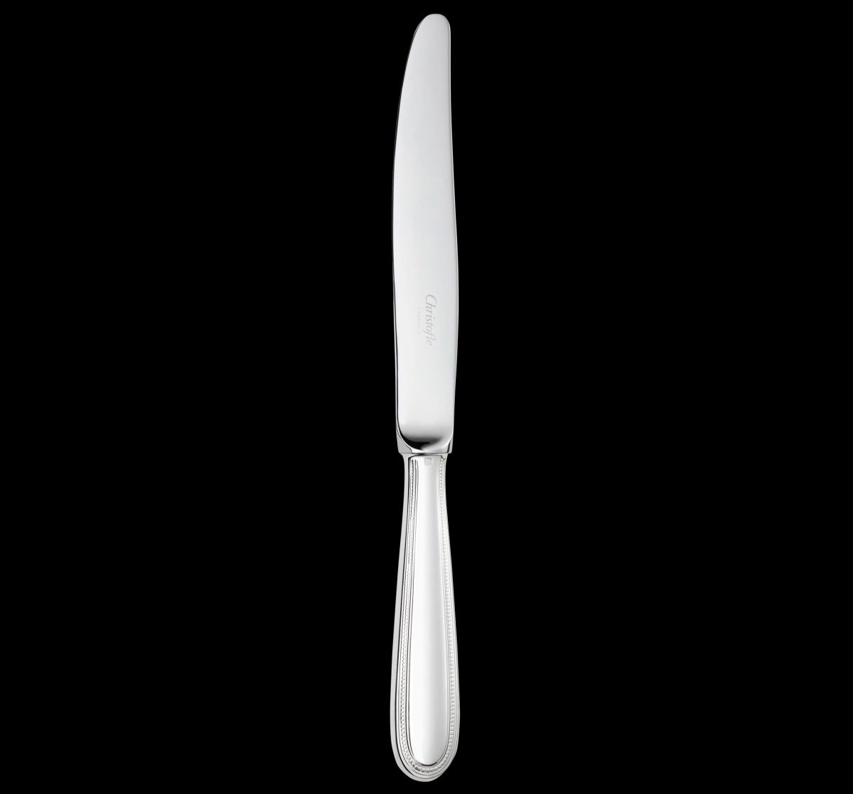 Christofle, Perles cutlery, silver plated, Standard dinner knife