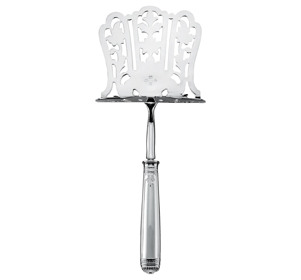 Christofle, Malmaison cutlery, silver plated, Pierced server