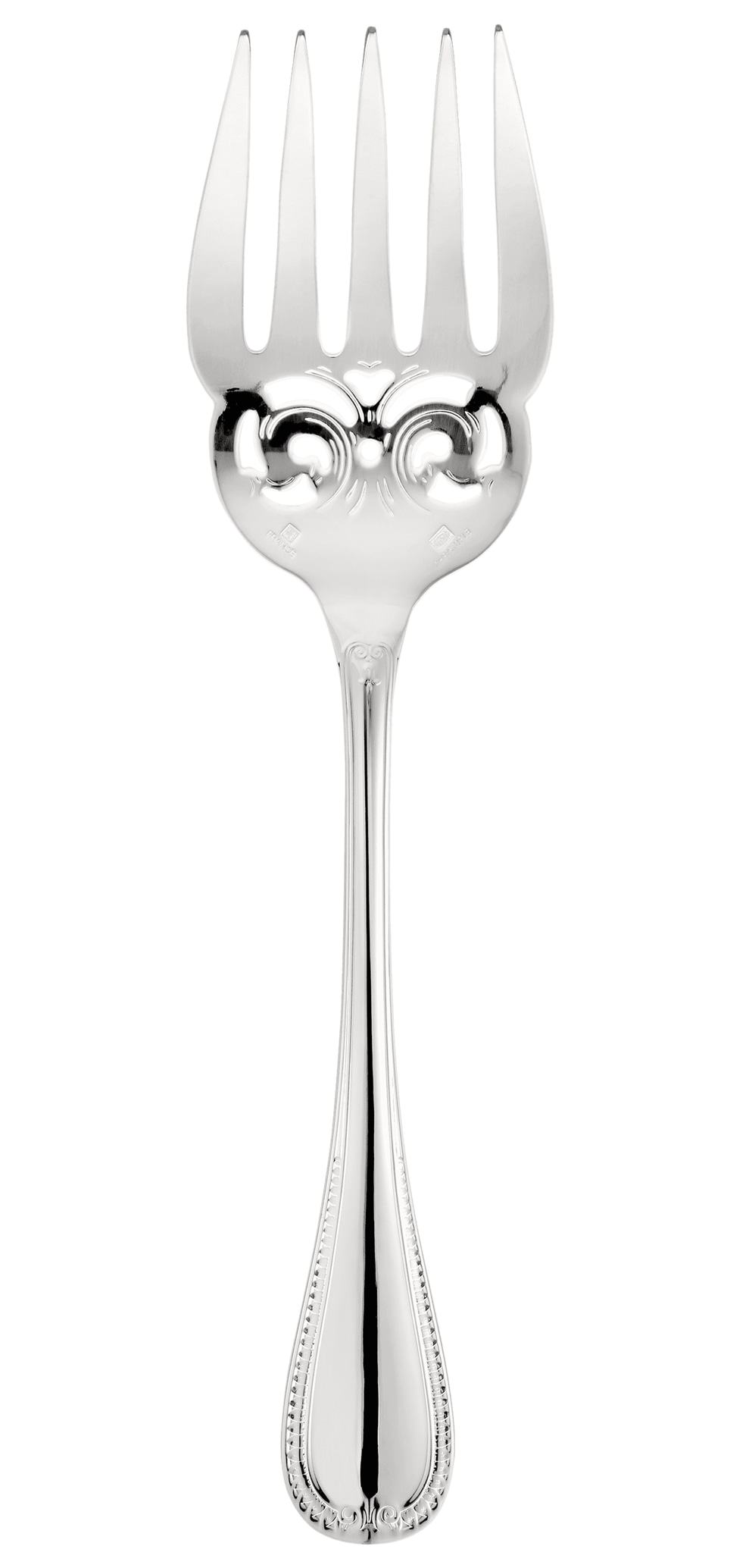 Christofle, Malmaison cutlery, silver plated, Fish serving fork