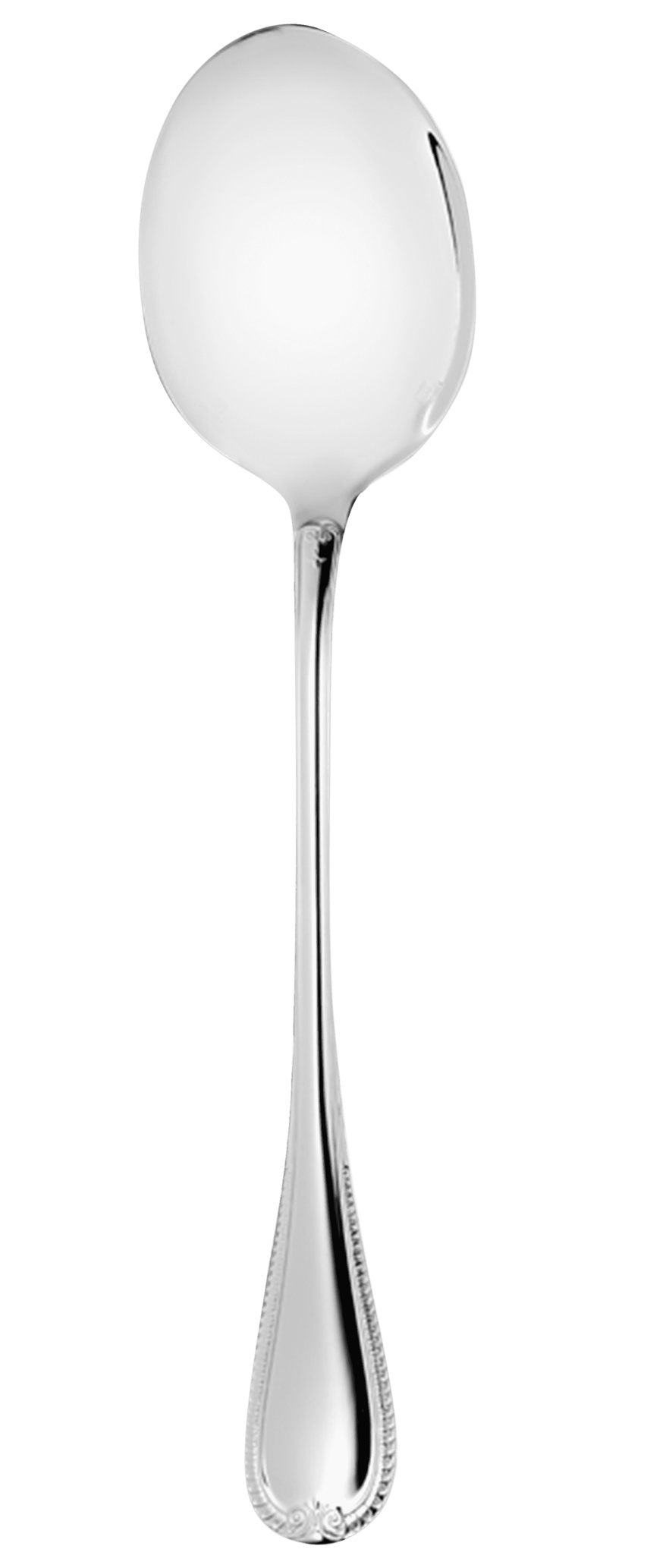 Christofle, Malmaison cutlery, silver plated, Salad serving spoon