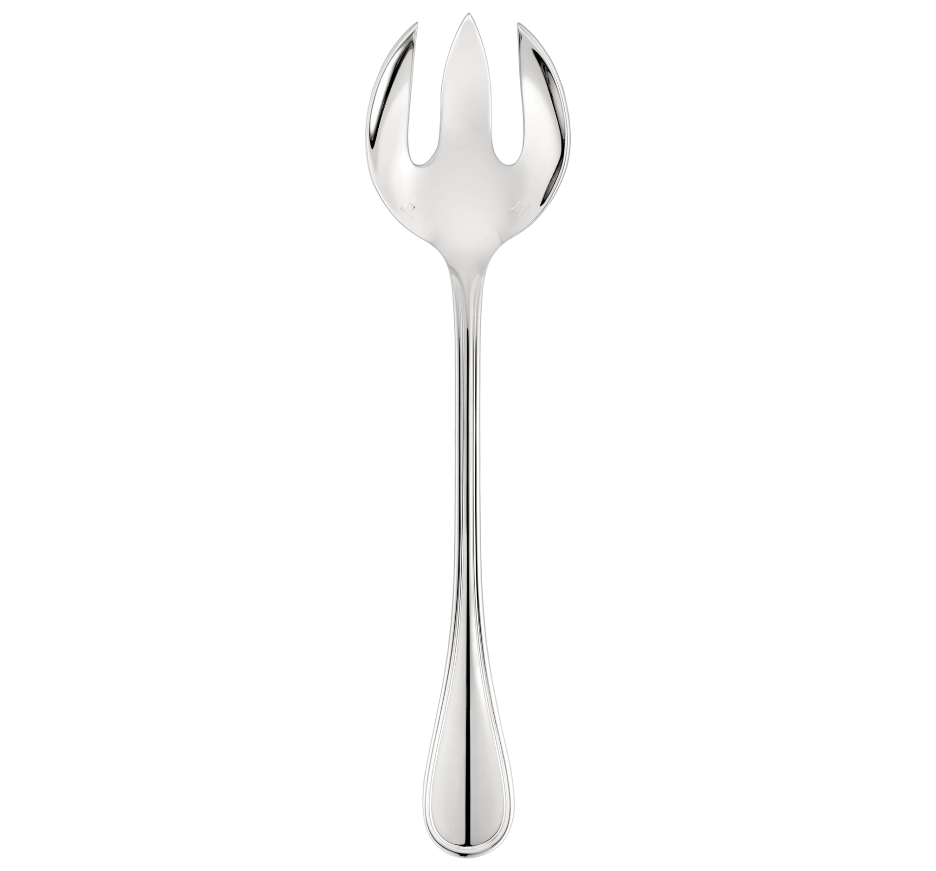 Christofle, Albi cutlery, silver plated, Salad serving fork