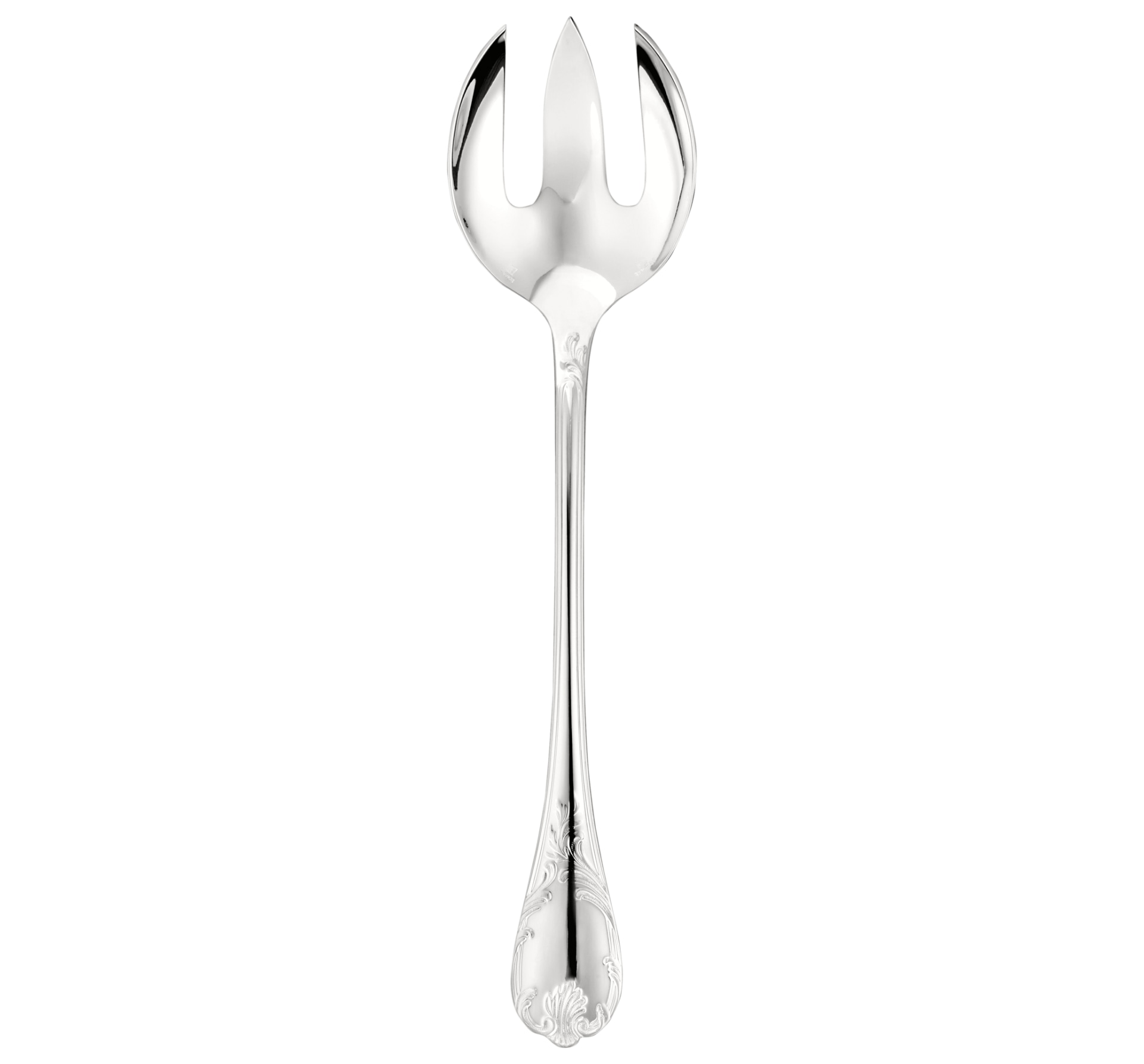Christofle, Marly, silver plated, Salad serving fork