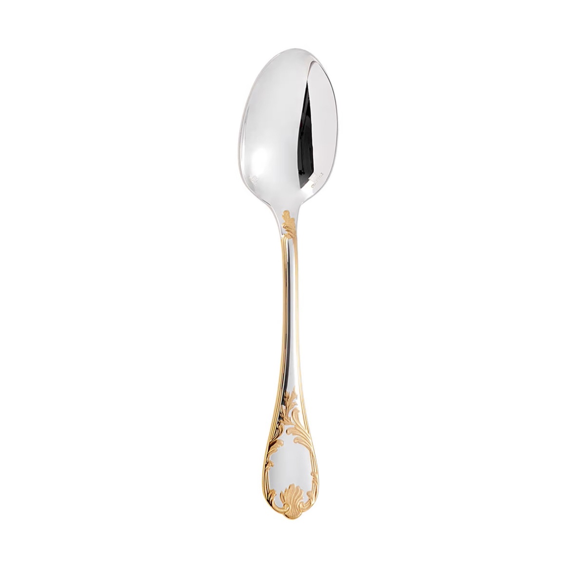 Christofle, Marly, silver plated - gold accent, Serving spoon